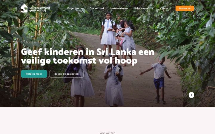Screenshot of iemandgeeftommij.nl