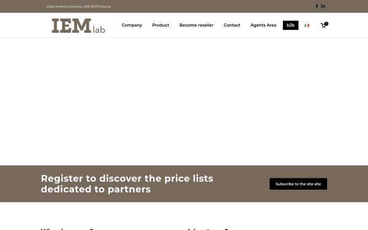 Screenshot of iemitaly.com