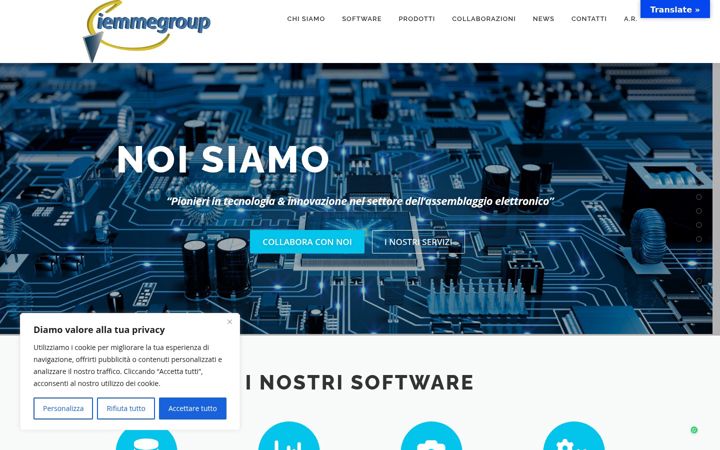 Screenshot of iemmegroup.com