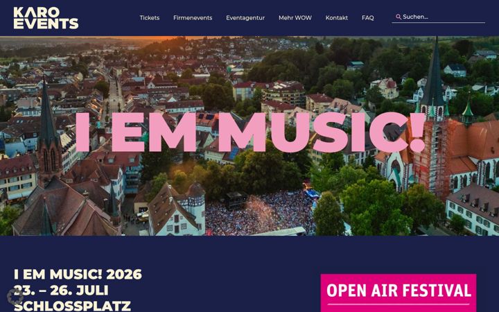 Screenshot of iemmusic.de