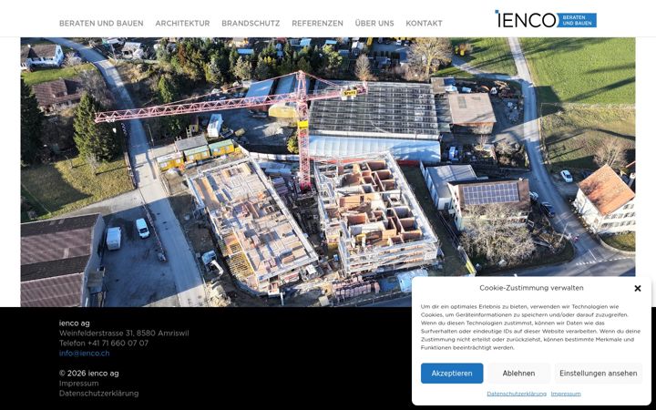 Screenshot of ienco.ch