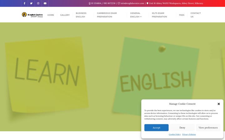 Screenshot of ienglishcentre.com