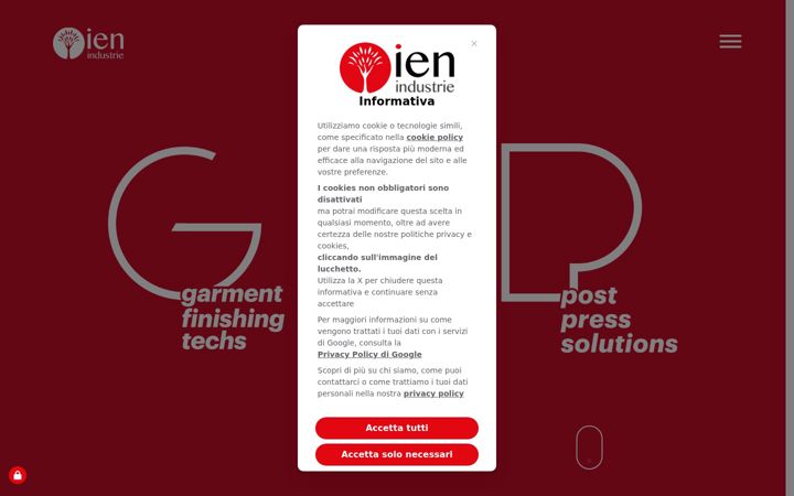 Screenshot of ienindustrie.com