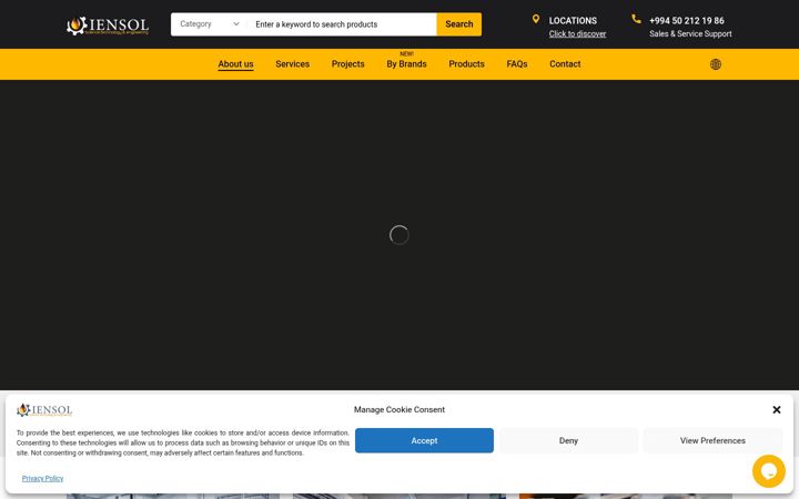 Ekrānuzņēmums no iensol.com