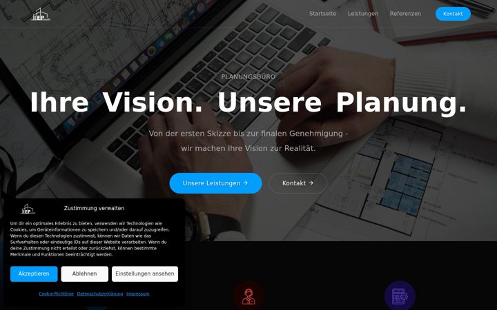 Screenshot of iep-planung.de