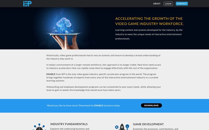 Screenshot of iepro.com