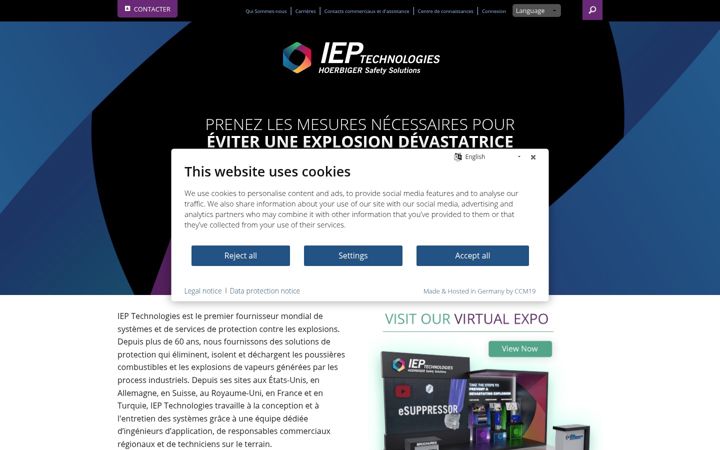 Képernyőkép: ieptechnologies.fr