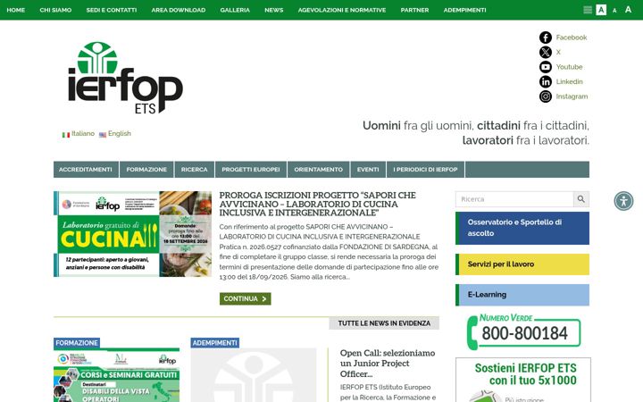 Screenshot of ierfop.org
