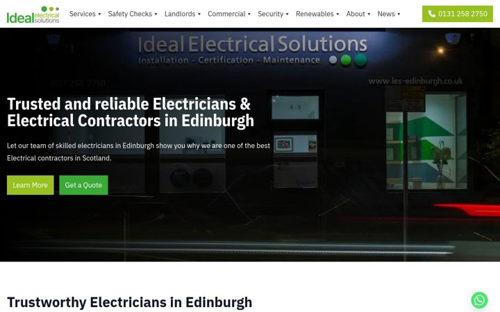 Screenshot of ies-edinburgh.co.uk
