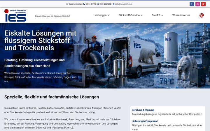 Screenshot ta' ies-gmbh.com