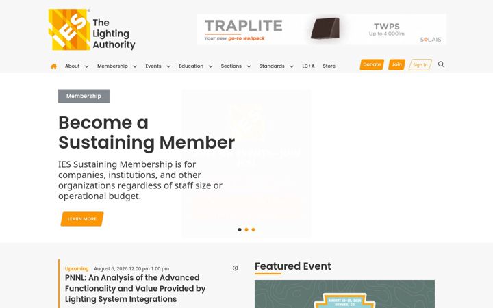Screenshot of ies.org