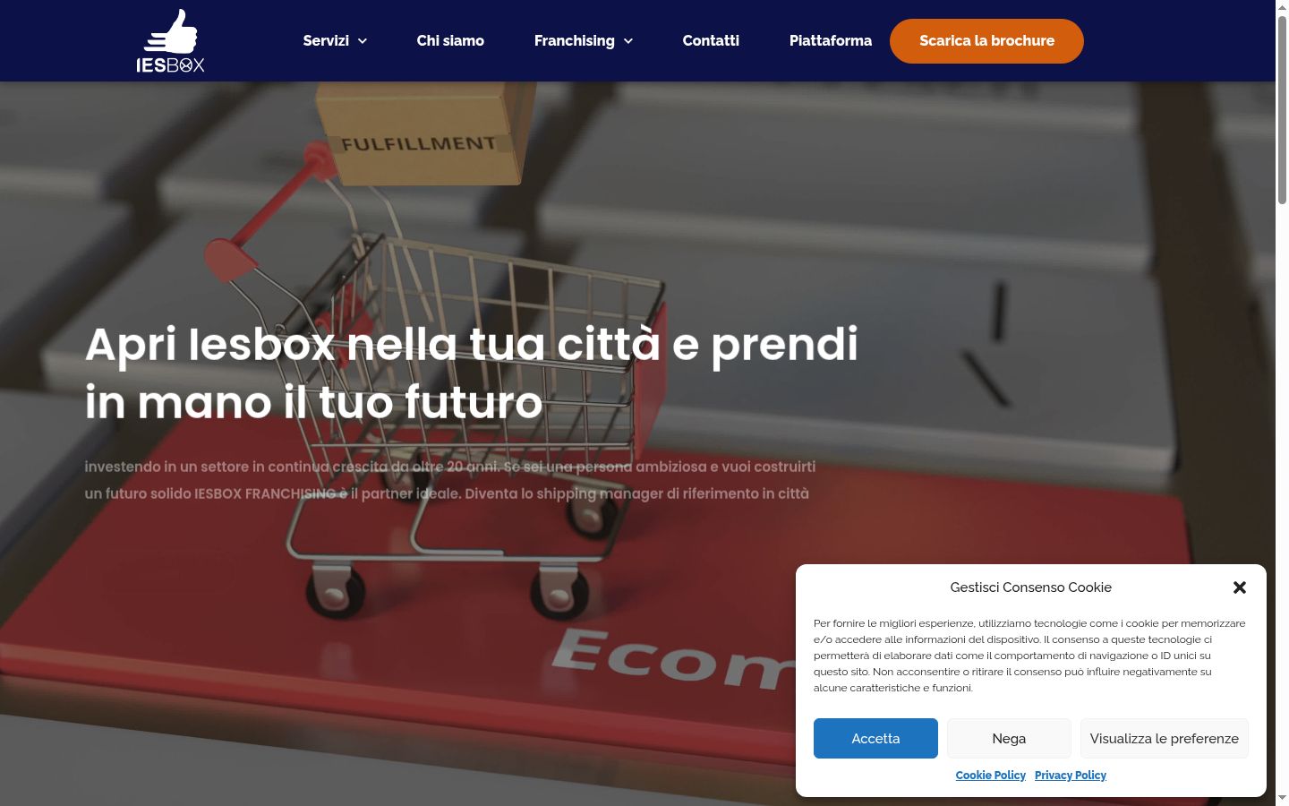Sutikimo reklamjuostės, rodytos prieš bet kokią sąveiką, ekrano kopija