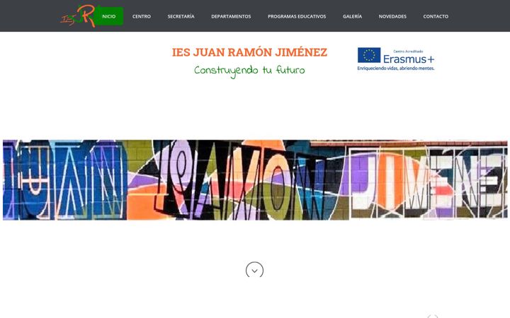 Screenshot of iesjrj.es