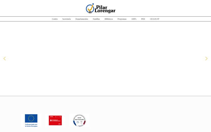 Screenshot stránky iespilarlorengar.com