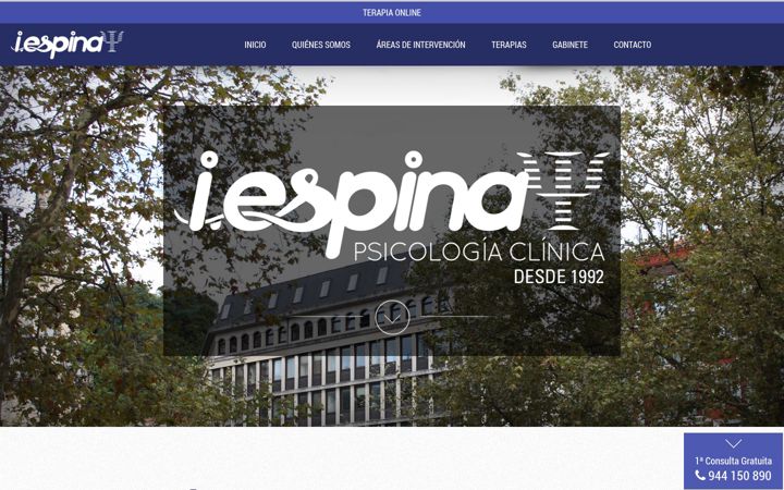 Screenshot of iespinapsicologia.com