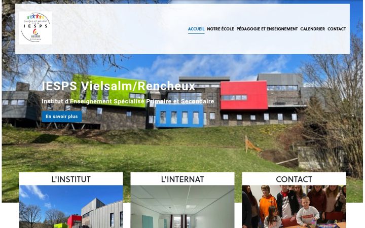 Screenshot of iesps-vielsalm.be