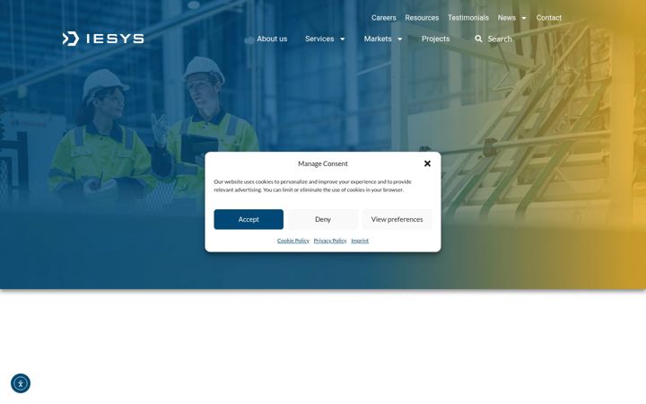 Screenshot of iesysgroup.com
