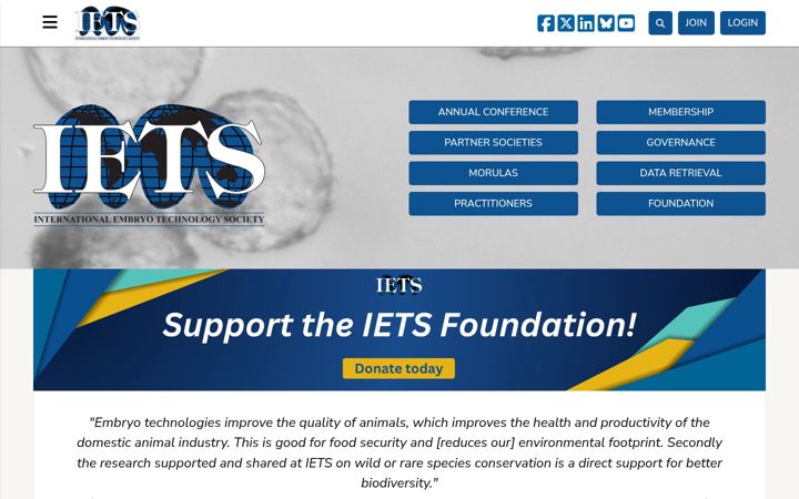 Screenshot of iets.org