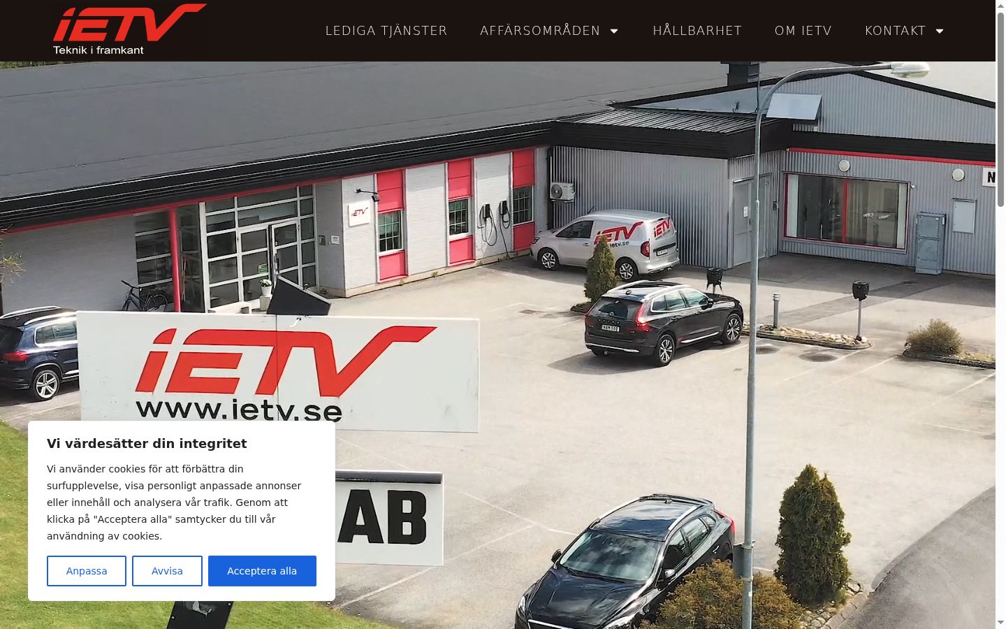 Sutikimo reklamjuostės, rodytos prieš bet kokią sąveiką, ekrano kopija