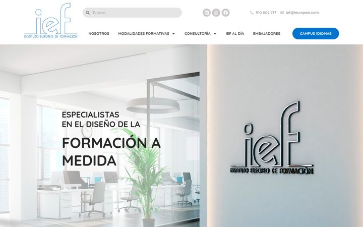 Screenshot of ieuropeo.com