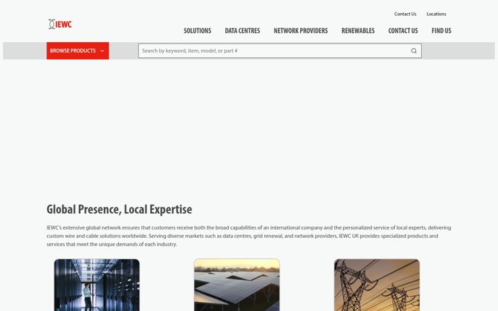 Screenshot of iewc.co.uk