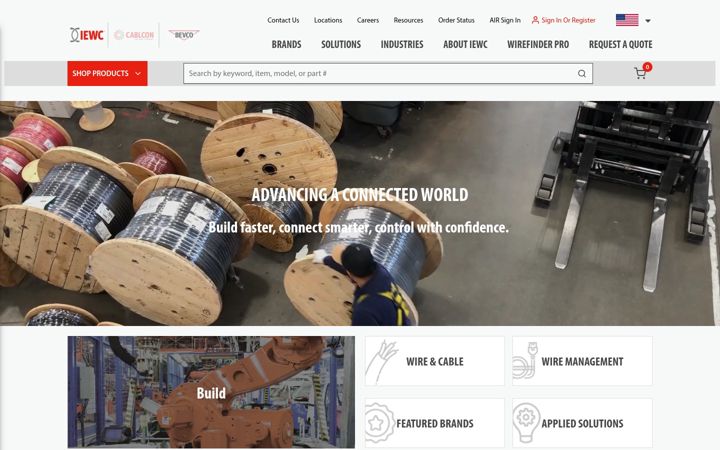 Screenshot of iewc.com