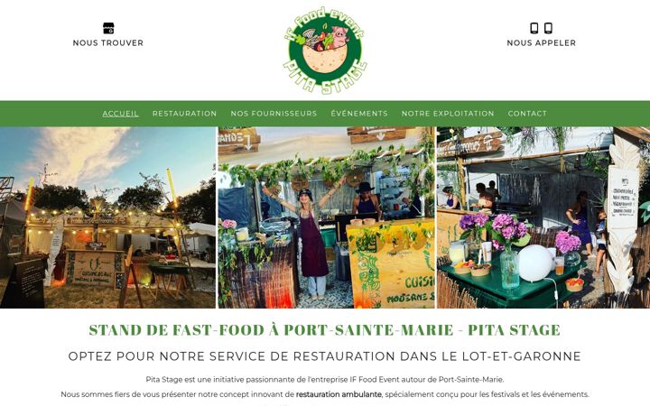 Screenshot of if-food-event.fr