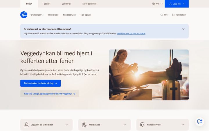 Screenshot of if.no