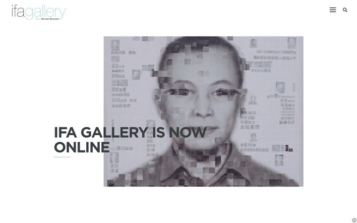 Screenshot of ifa-gallery.com