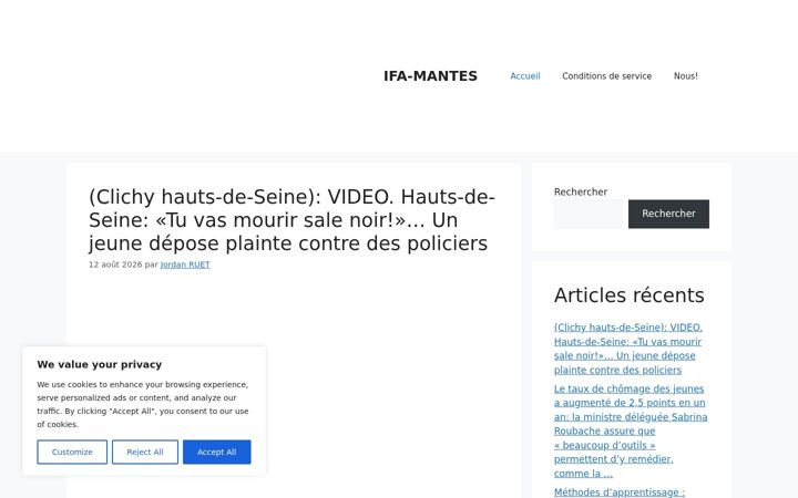Screenshot of ifa-mantes.fr