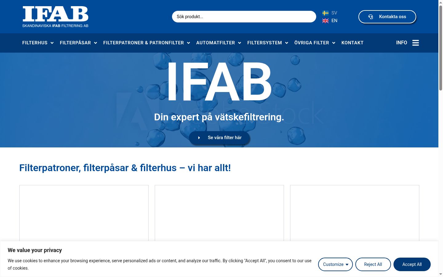 Zrzut ekranu banera zgody wyświetlanego przed jakąkolwiek interakcją