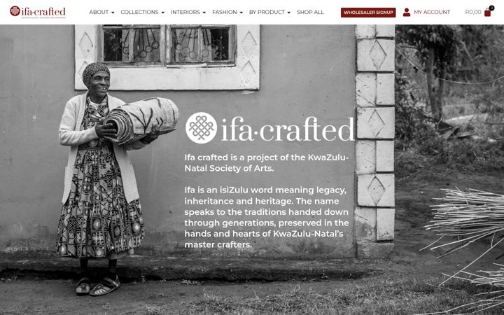 Capture d'écran de ifacrafted.com