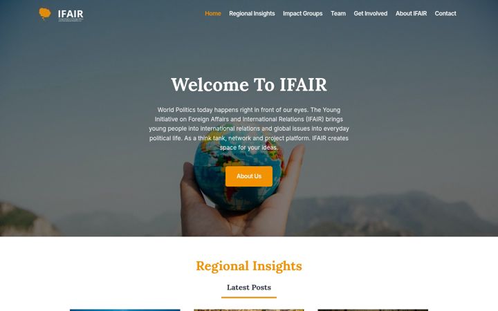 Screenshot of ifair.eu