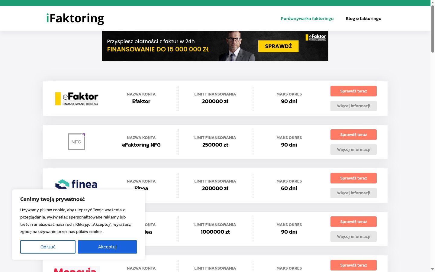 Screenshot des Einwilligungsbanners vor jeglicher Interaktion