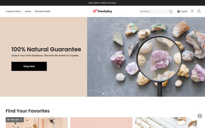 Skärmbild av ifamilybuy.com