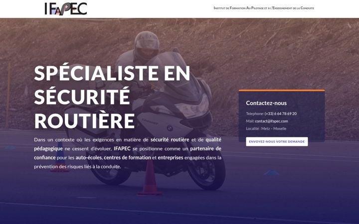 Screenshot of ifapec.com