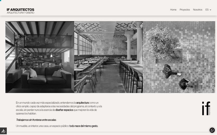 Skärmbild av ifarquitectos.com