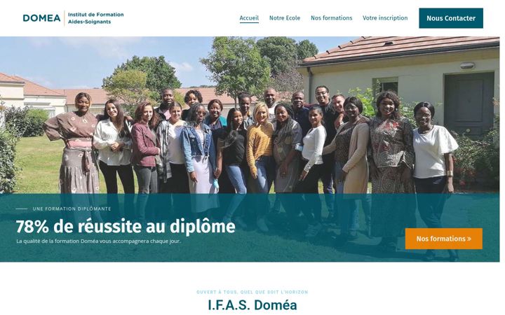 Capture d'écran de ifas-domea.fr