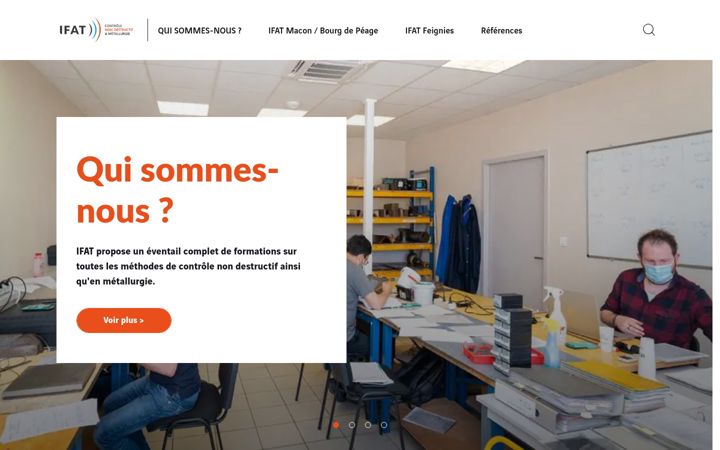 Screenshot of ifat.fr