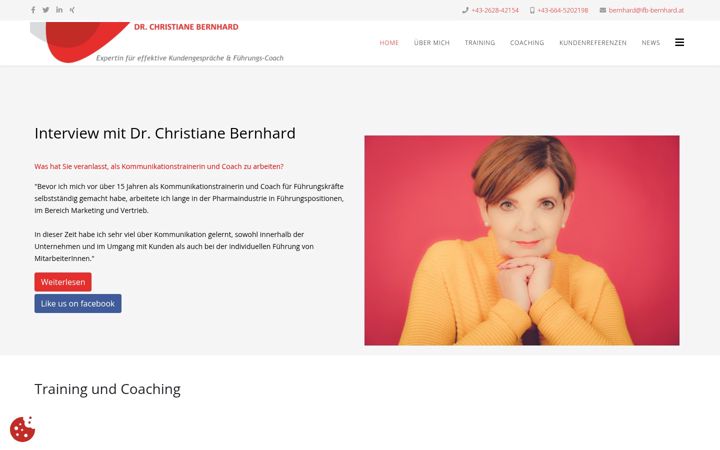 Screenshot of ifb-bernhard.at