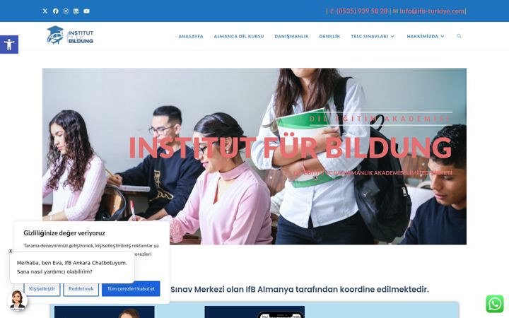 Screenshot of ifb-turkiye.com