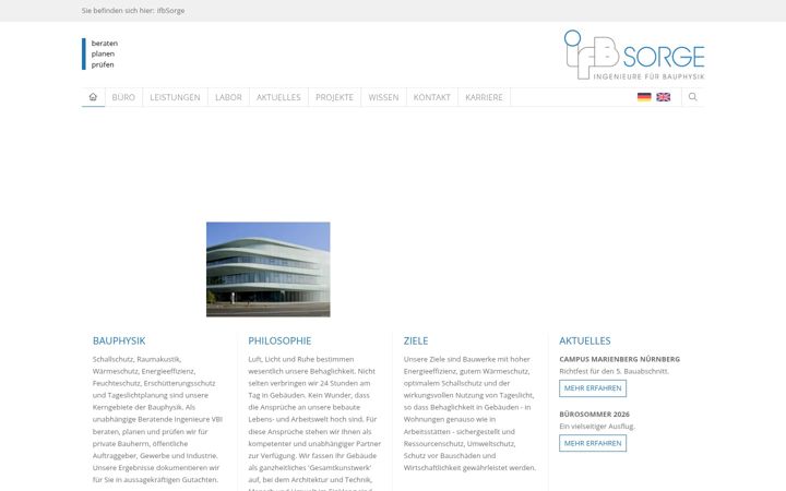 Screenshot of ifbsorge.de