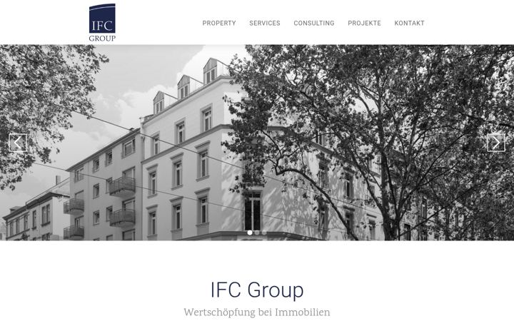 Screenshot of ifc-group.de