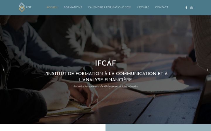 Screenshot of ifcaf.fr