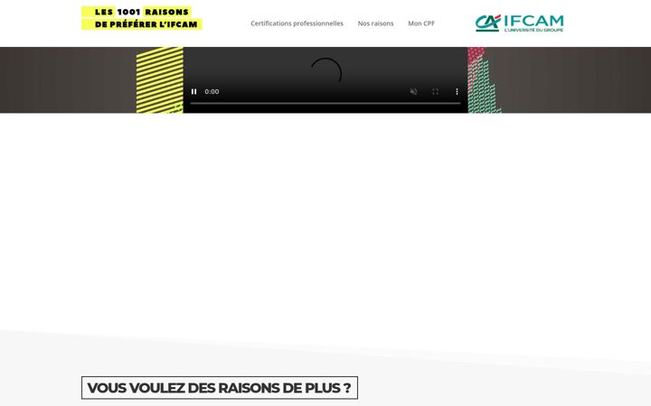 Screenshot of ifcam-cpf.fr