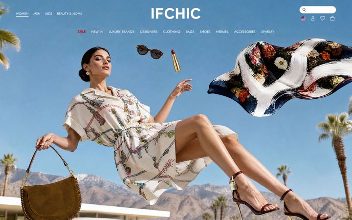 Skærmbillede af ifchic.com