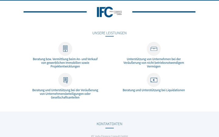 Screenshot of ifcindufinance.de