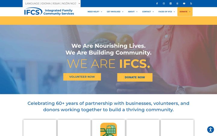 Screenshot of ifcs.org