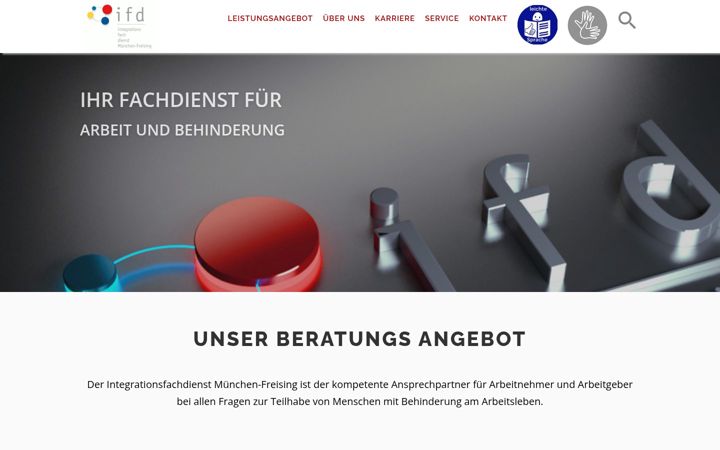 Screenshot of ifd-muenchen-freising.de