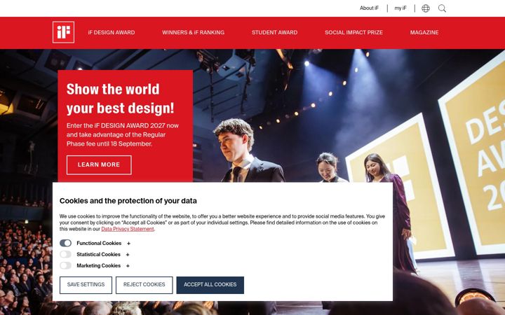 Skjermbilde av ifdesign.com